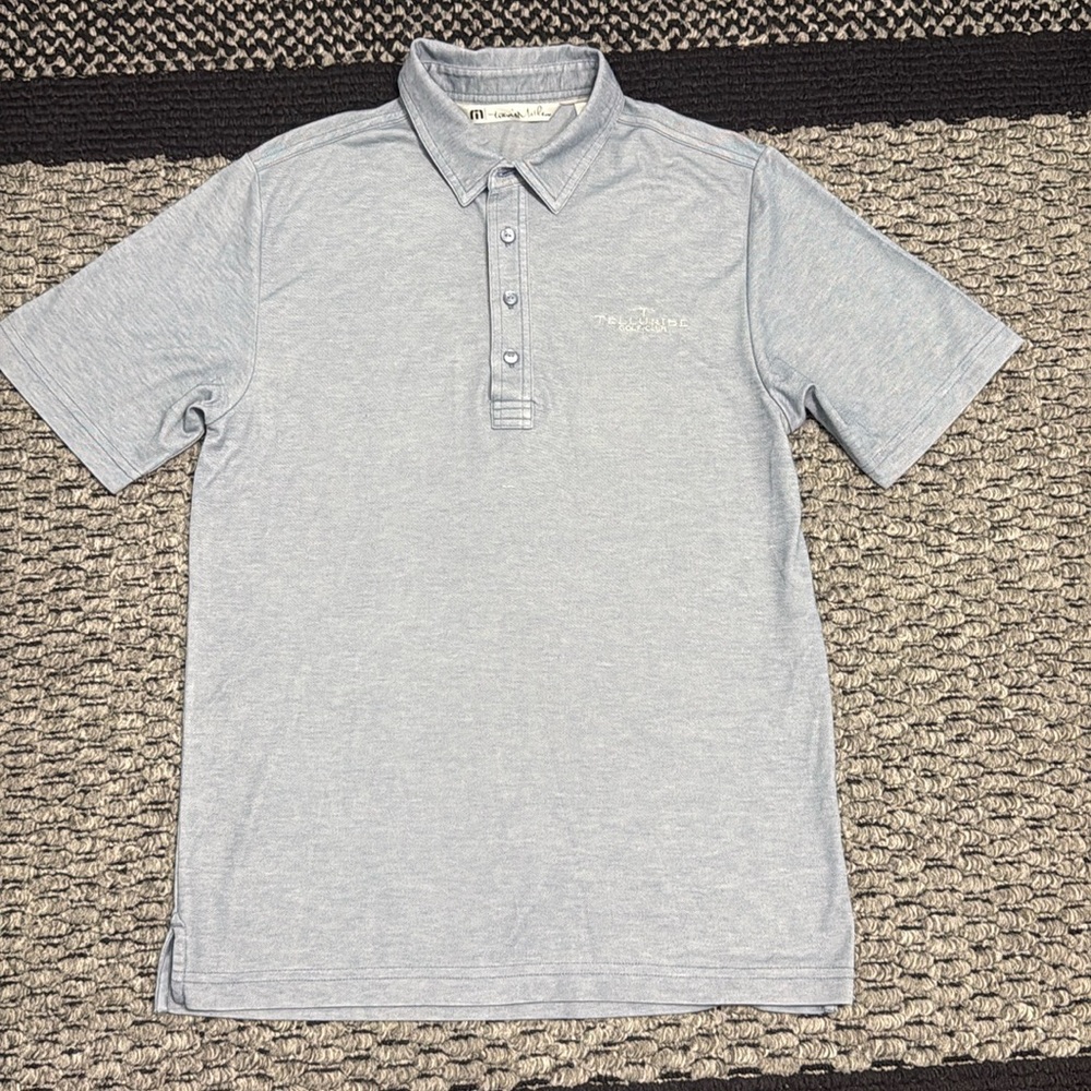 Travis Mathew Polo Men’s Sz S Golf Polo Telluride Golf Club Casual Outdoors